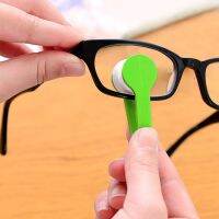 【DT】hot！ 1 PcPortable Multifunctional Glasses Cleaning Rub Eyeglass Sunglasses Spectacles Microfiber Cleaner Brushes Wiping Tools Mini