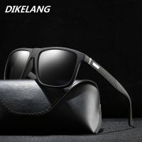 ☃﹊ Luxury Mens Polarized Sunglasses For Men Women Driving Travel Square Fashion Vintage Brand designer Sun Glasses Eyewear UV400