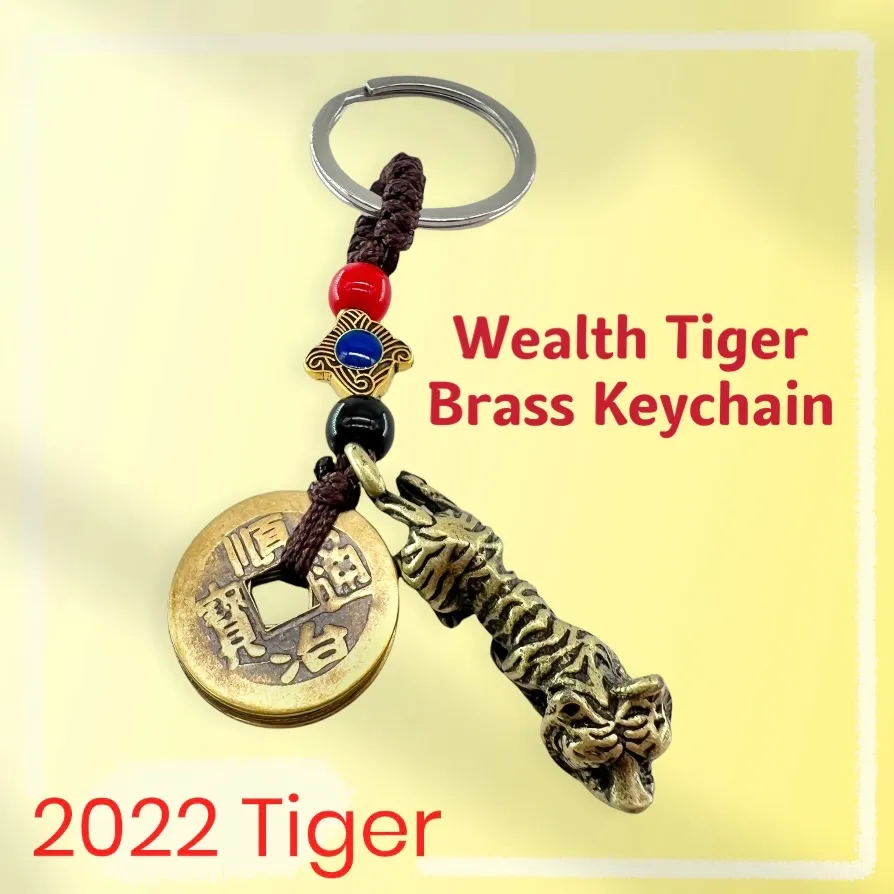 Year Tiger 2022 Zodiac, Year Tiger Keychain