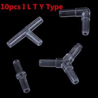 10pcs I L T Y Type Hose Equal Tee Transparent Acrylic Hose Water Pipe Connectors Aquarium Pipe Accessories HOT SALE Watering Systems Garden Hoses