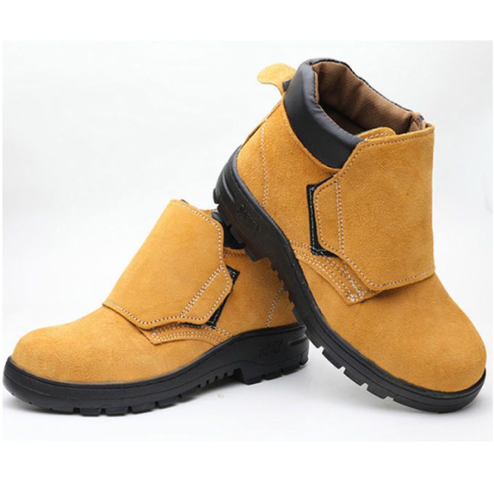tamias-รองเท้าเซฟตี้-รุ่นเซฟตี้บอย-safety-รองเท้าหัวเหล็ก-รองเท้า-safety-jogger-รองเท้าเซฟตี้หนังนิ่มสีเหลือง