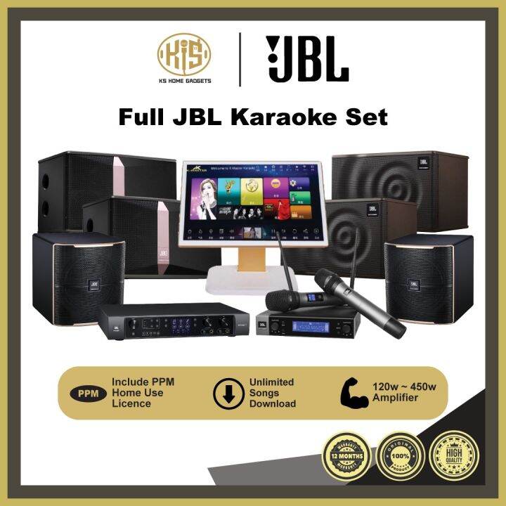 Full JBL Karaoke Set Family Package Karaoke System Full Set Family KTV Lazada