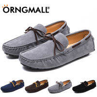 ORNGMALL Casual หนัง Loafer รองเท้าฤดูใบไม้ผลิแฟชั่นรองเท้าเรือสำหรับชาย Handmade นุ่มสบายรองเท้าขับรถรองเท้าแตะ Slip-On รองเท้าสำหรับชายเหมาะสำหรับทุกวัน Street Wear