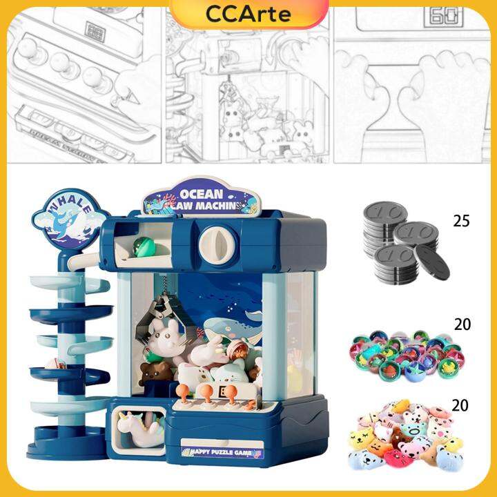 ccarte-เครื่องก้ามปูของขวัญตลกแบบพกพาขนาดเล็ก-grabber-ขนมสำหรับงานรื่นเริงงานปาร์ตี้ที่บ้าน