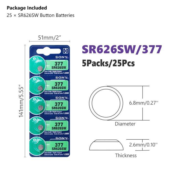 online-25pcs-นาฬิกาเหรียญ1-55v-ag4-377a-377-lr626-sr626sw-sr66ปุ่มของเล่นรีโมทคอนโทรลกล้อง-made-in-japan