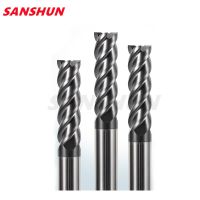 เครื่องตัดเหล็กทังสเตน 1PC HRC50 4 ขลุ่ยโลหะผสมคาร์ไบด์ End Mill Cnc Tools 2mm 3mm 4mm 6mm Metal Cutter Wood Endmill