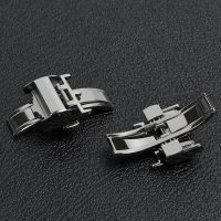 Original high quality▬❀ Super Quality 18mm Stainless Steel Butterfly Buckle for Longines Strap Watchband Deployment Folding Clasp Garland Series Logo on