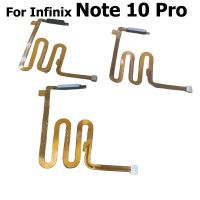 ของแท้สำหรับ Infinix Note 10 Pro ปุ่มเปิด/ปิดไอโฟน Touch ID เครื่องสแกนนิ้วมือเซ็นเซอร์ตรวจสอบลายนิ้วมือสายยืดหยุ่น