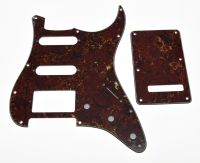 KAISH Vintage Tortoise ST Style HSS Pickguard Scratch Plate,Trem Cover, Screws