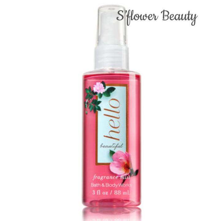 Auth Xịt Thơm Nước Hoa Toàn Thân Mini Bath And Body Works Fine Fragrance Mist Hello Beautiful 8598