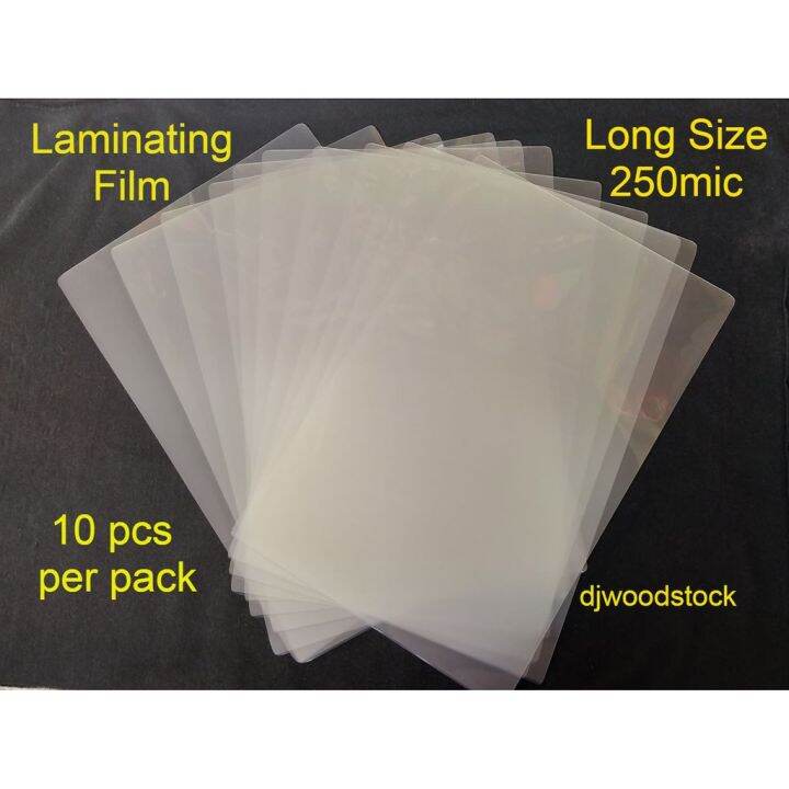 【READY STOCK】 ♡Yasen Laminating Film Long Size 10 sheets per pack, 250