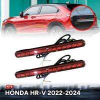 ไฟทับทิมท้าย ไฟกันชนท้าย LED  รุ่น ฮอนด้า HONDA HR-V HRV NO TOP ปี 2022 - 2023 สีแดง พร้อมชุดสายไฟ 1 ชุด