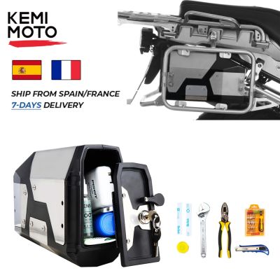 New Arrival ! 4.2L Tool Box For BMW R1250GS R1200GS R 1250 GS LC ADV F850GS F750GS Adventure motorcycle Aluminum Side Box Cases