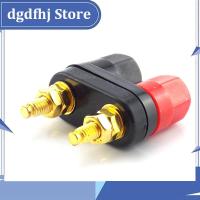 Dgdfhj Shop 5pcs Dual 4mm Banana Plugs Couple Terminals Plug Jack Socket Binding Post Connector Amplifier Speaker DIY Connectors