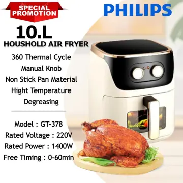 READY STOCK] PANASONIC Air Fryer Large High-Capacity Air Fryer AF-378 (  10.0L ) AIRFRYER Mesin Goreng Tanpa Minyak