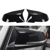 Tapas De Cubierta De Espejo Retrovisor ด้านข้างของ BMW, 1, 2, 3, 4ซีรีส์,F20, F30, F31, F32, F34, F36, E84, 2014 -2018, ABS,negro Brillante, 1 Par ครอบคลุม/