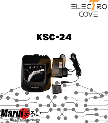 Rapid Ni-MH Charger KSC-24 For Kenwood TK280 TK380 TK480 Portable Radio 