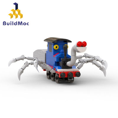 Buildmoc บล็อกตัวต่อสำหรับเด็กรูปแบบรถไฟของเล่นเล็กของเล่นเข้ากันได้เลโก้รถไฟขนาดเล็ก