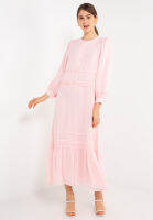 Lubna - Textured Tiered Dress