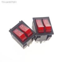 ☄﹍  Lot5 Double Red Lamp15/20A 6Pin DPDT ON/OFF Boat Rocker Switch KCD8-212