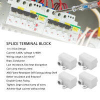 ฝาครอบกันฝุ่นแบบ1-In-3มี10ชิ้น60A ขั้วต่อสายไฟเร็ว400โวลต์สำหรับสวิตช์