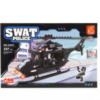 ProudNada Toys ของเล่นเด็กชุดตัวต่อเลโก้หน่วยสวาท SWAT POLICE 227 PCS 23511