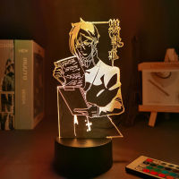 16 Colors Night light Anime Light Black Butler Led Night Light for Bedroom Decoration Colorful Nightlight Anime Gift LED Lamp