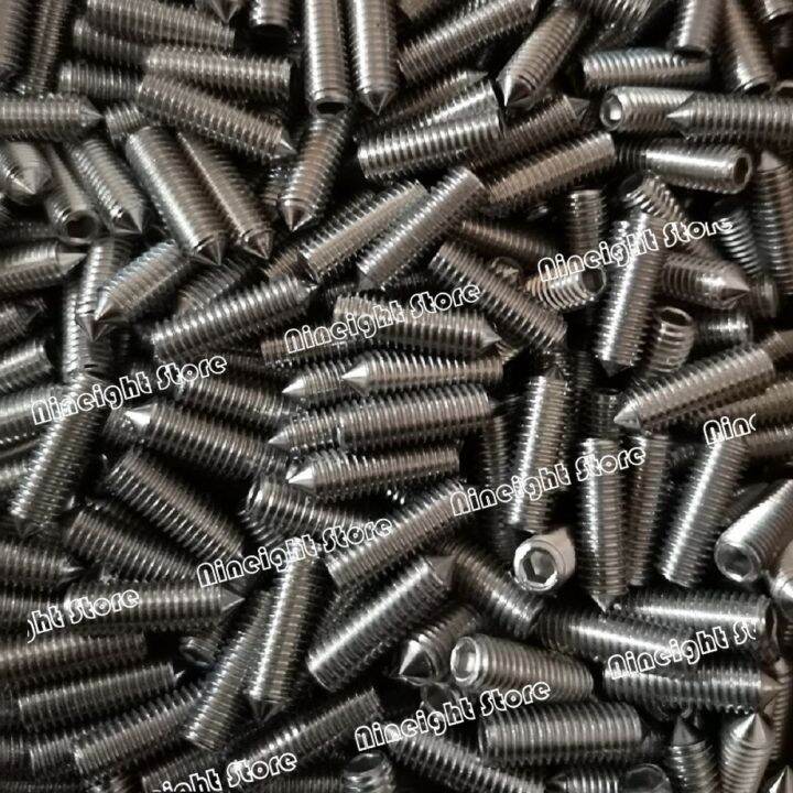 haotao-hardware-5-20pcs-m2-m2-5-m3-m4-m5-m6m8m10m12-din914-304สแตนเลสสตีล-hex-ซ็อกเก็ตซ็อกเก็ต-cone-point-grub-ชุดสกรู-tapered-end-bolt