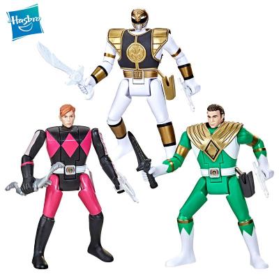 ZZOOI Original Hasbro Retro Morphin Power Rangers Green White Ranger Tommy Himberly Action Figure Anime Model Collectible Toy Kid Gift