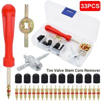 Car Bicycle Slotted Handle Tire Valve Stem Core Remover Screwdriver Tire Repair Install Tool Kit Auto Motorcycle Essories