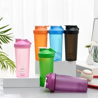 ◘ gongyibi577964 600ml Protein Shaker Bottle Leak Proof for Gym Training Sport Mixing Cup with Scale