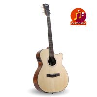 กีตาร์โปร่งไฟฟ้า Gusta OM2CE II N 40" Acoustic-Electric Guitar