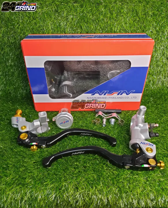 NISSIN BRAKE MASTER & CLUTCH LEVER V3 W/ SIDEMIRROR HOLDER UNIVERSAL