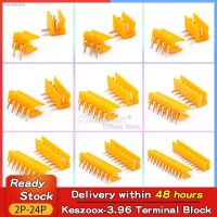 ๑ Keszoox 3.96mm Orange Phoenix Connector Terminal 2/3/4/5/6/7/8/9/10/12/16/15/14/18Pin Block PCB Screw Plug Header Socket Degson