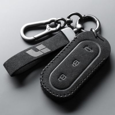 For Lixiang L9 L8 ONE L7 Alcantara Suede Key Cover Keychain Key Case For Car Accessories