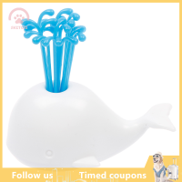 【SHZTGM】 1PC CUTE Beluga เครื่องมือทำอาหารผักผลไม้สำหรับปาร์ตี้ Home Decor ชุดส้อมผลไม้