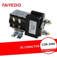 คอนแทคไฟฟ้ากระแสตรงรีเลย์พลังงาน Czw200a 12V 24V 36V 48V 60V 72V 120V สำหรับรถยนต์ไฟฟ้ารถยกเรือ