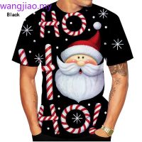 New Fashion Christmas T-shirt 3D Printing T-shirt Men and Women Casual Short-sleeved T-shirt Top