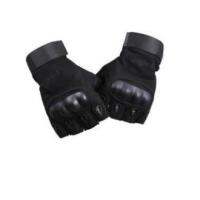 Tactical Half Finger Glove Black  Bogie1  ถุงมือ ครึ่งนิ้ว สีดำ การ์ดนิ้ว  ใช้สำหรับกิจกรรมแอดเวนเจอร์ / มีไซส์ M, L, XL