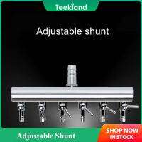 Teekland Air Flow Line 2 4 6 8 10 12วิธีวาล์วควบคุมสแตนเลส Aquarium ปั๊ม Tube Splitter