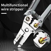 【YF】♛♗  Wire Crimping Pliers Cable Stripper Cutter Crimper Multifunctional Plier Tools Iron