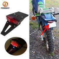 ✓ Taillight บังโคลนหลังไฟท้ายรถจักรยานรถจักรยานยนต์ POSSBAY สีแดงไฟหยุดไฟเบรคสำหรับ CRF EXC WRF 250 400 426 450