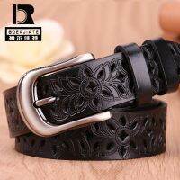 [ladies jewelry] GenuineBelts สำหรับผู้หญิงชั้นที่สอง Cowskin ผู้หญิง BeltPin หัวเข็มขัดสายรัดกางเกงยีนส์