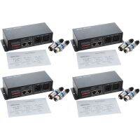 4X DMX 512 4CH x 8A Decoder LED Controller 4 Channel Driver RGBW LED Tape DC 12V - 24V