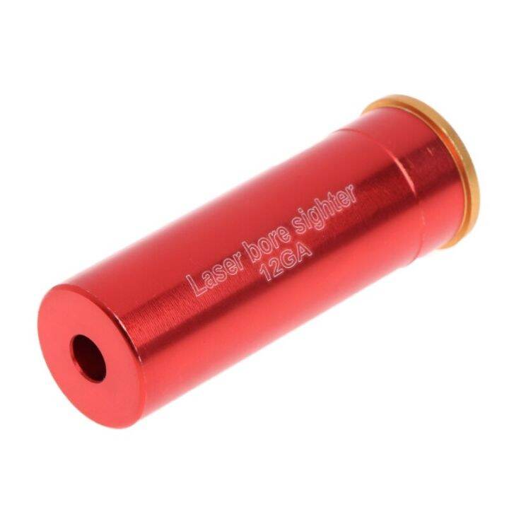 Red Laser Bore Sight 12 Gauge Barrel Cartridge Boresighter For 12GA