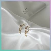 [petite by PRAKYRE] Starring Loop Earring - ต่างหูห่วงรูปดาว น่ารักกุ๊กกิ๊กแบบมินิมอล ใส่ได้ทุกวัน