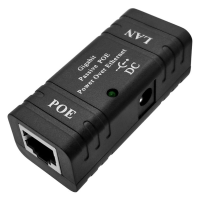 1000100 Mbps 5V 12V 24V 48V1A POE Injector Power Splitter สำหรับกล้อง IP POE Adapter โมดูลอุปกรณ์เสริม