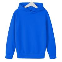 20218 Solid Colors Boys Girls Casual Cotton Long Sleeve Pullover Hoodie For 4-14 Years Old Kids