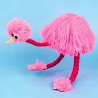 Marionette Ostrich Plush Marionettes String Puppets Kids Doll Toy Performance Puppet Show Children Educational Toys