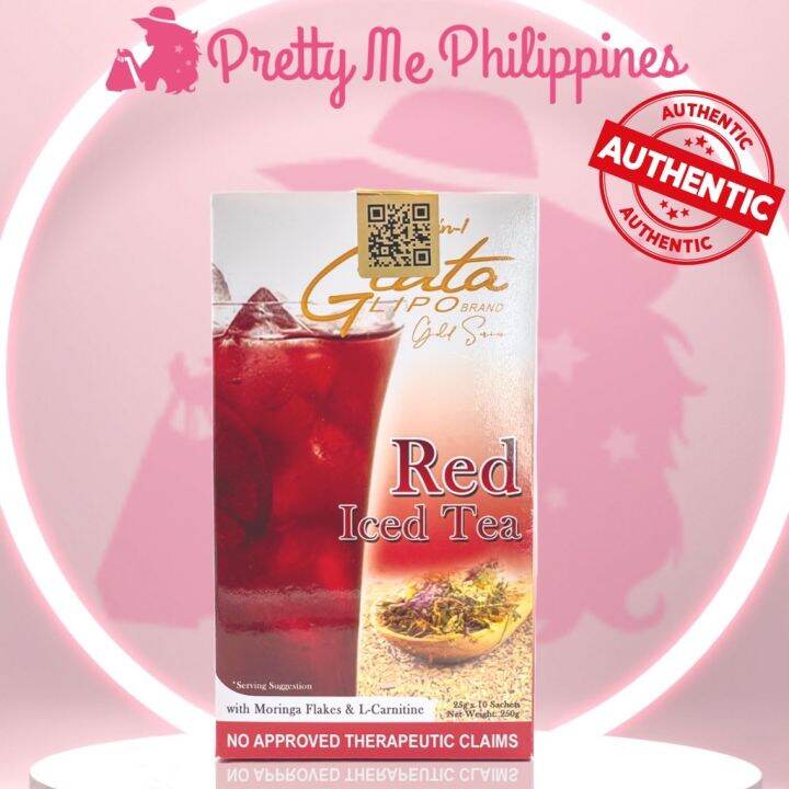 Gluta Lipo Red Iced Tea 100 Authentic Lazada PH